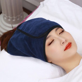 Home Microfiber Spa arcfejpánt sminktekercselő frottír hajpánt állítható törülköző arcmosáshoz zuhany 3 db