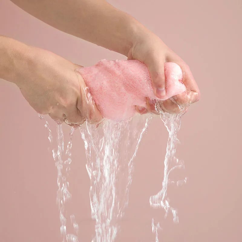 Χαριτωμένο ροζ κορώνα καπάκι μαλλιών Γρήγορη στέγνωμα μικροϊνών Πετσέτα για τα μαλλιά σκούπισμα Περιτύλιγμα μακριά μαλλιά Turban Miraculous Sauna Απορροφητικές πετσέτες