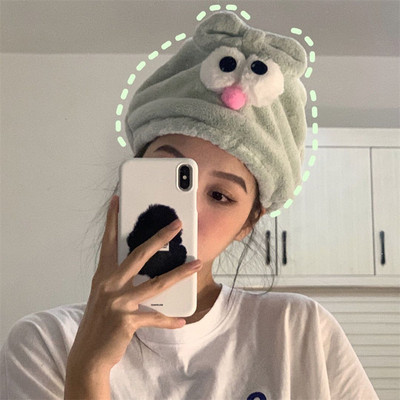 Törölköző Serviette De Bain Aranyos hajsapka női Csodálatos vízi sebesség száraz fejkendő Toallas