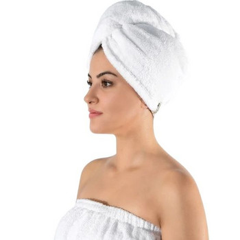 Дамски кърпи за баня Микрофибърна кърпа за коса Бързосъхнеща шапка за коса Шапка за душ Хавлии за баня за възрастни Силно водоабсорбираща