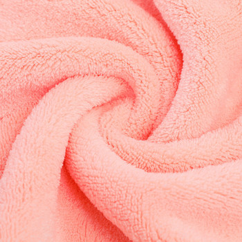 Микрофибърна кърпа за баня Бързосъхнеща дамска памучна кърпа за баня за възрастни Дете Супер абсорбираща тюрбан Шапка за суха коса