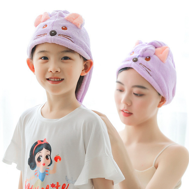 Mikropluošto rankšluostis plaukams džiovinamas greitai džiūstantis moteriškas medvilninis plaukų rankšluostis suaugusiems, puikiai sugeriantis turbaninis plaukų džiovintuvas