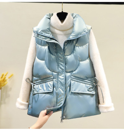 Moteriška laisvalaikio liemenė su aukšta apykakle