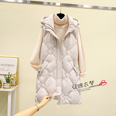 Vestă de damă cu închidere cu fermoar și nasturi