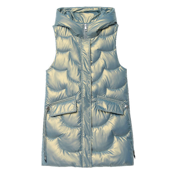 Alkalmi női kapucnis mellény