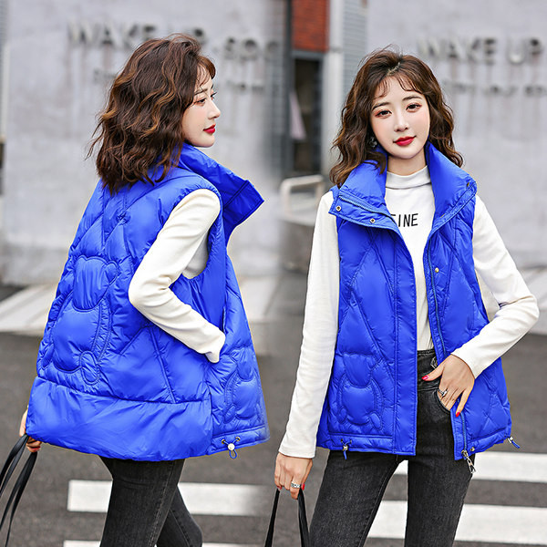 Įvairių spalvų moteriška laisvalaikio liemenė