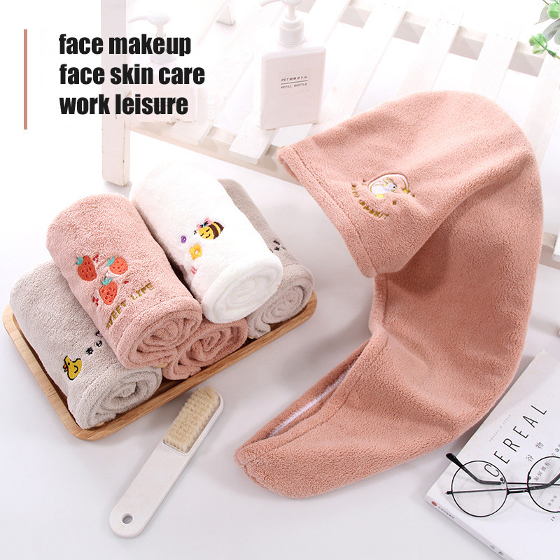 Prosop de baie din microfibră Prosop de păr cu uscare rapidă, super absorbant, moale, confortabil, șapcă de duș magică pentru femei, uscător de păr, bandă pentru cap