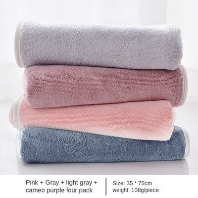 Páros törülköző, mint tiszta pamut Arclemosó háztartási pamut száraz haj gyorsan száradó és puha fürdőtörlő haj nedvszívó, szöszmentes