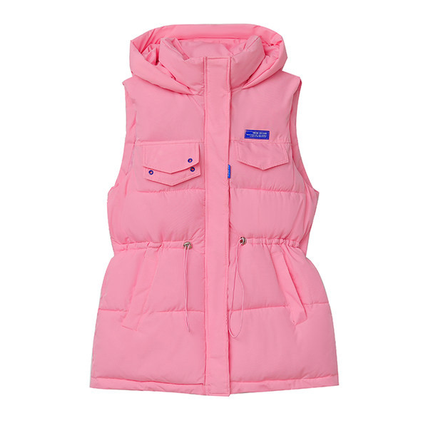 Vesta casual dama cu gluga si buzunare