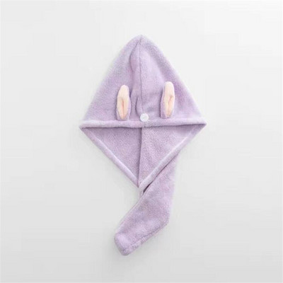 Drăguț din lână moale Coral Uscător de păr Capă Groasă Microfibră Miraculos Prosoape cu uscare rapidă Absorbție Baie Sauna Spa Turban de păr