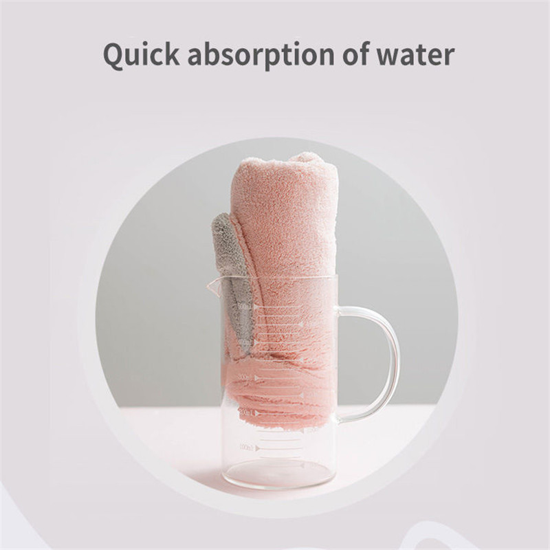 Drăguț din lână moale Coral Uscător de păr Capă Groasă Microfibră Miraculos Prosoape cu uscare rapidă Absorbție Baie Sauna Spa Turban de păr