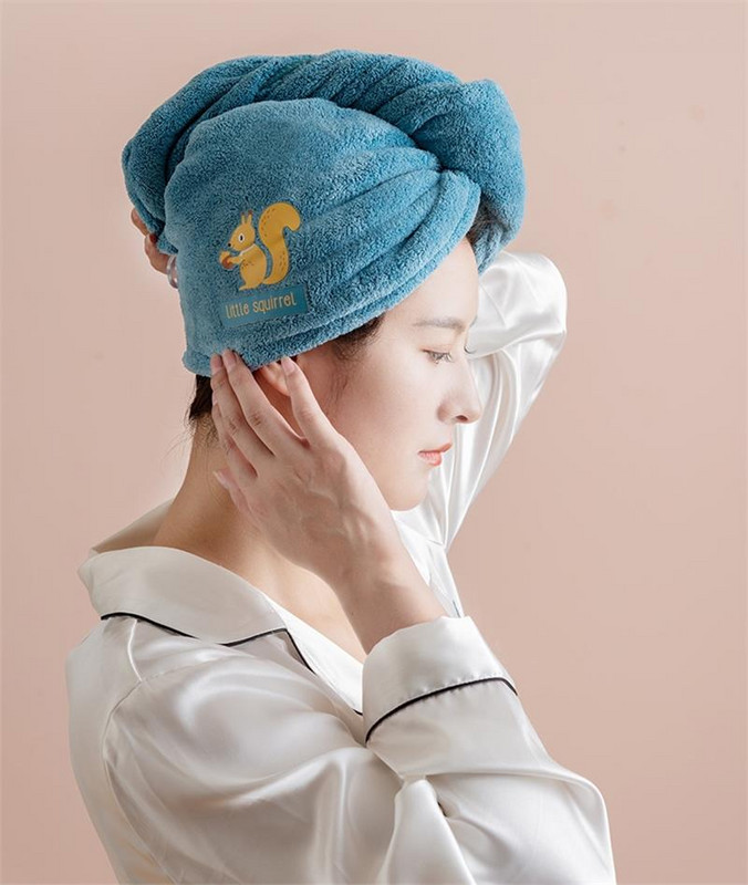 1kom Turban šešir za sušenje kose Ručnik za kupanje od mikrofibre Ženska kapa za suhu kosu Brzo sušeća kapa za tuširanje Super upijajuća za žene Alat za kupanje