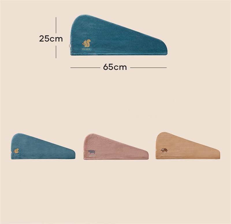 1kom Turban šešir za sušenje kose Ručnik za kupanje od mikrofibre Ženska kapa za suhu kosu Brzo sušeća kapa za tuširanje Super upijajuća za žene Alat za kupanje