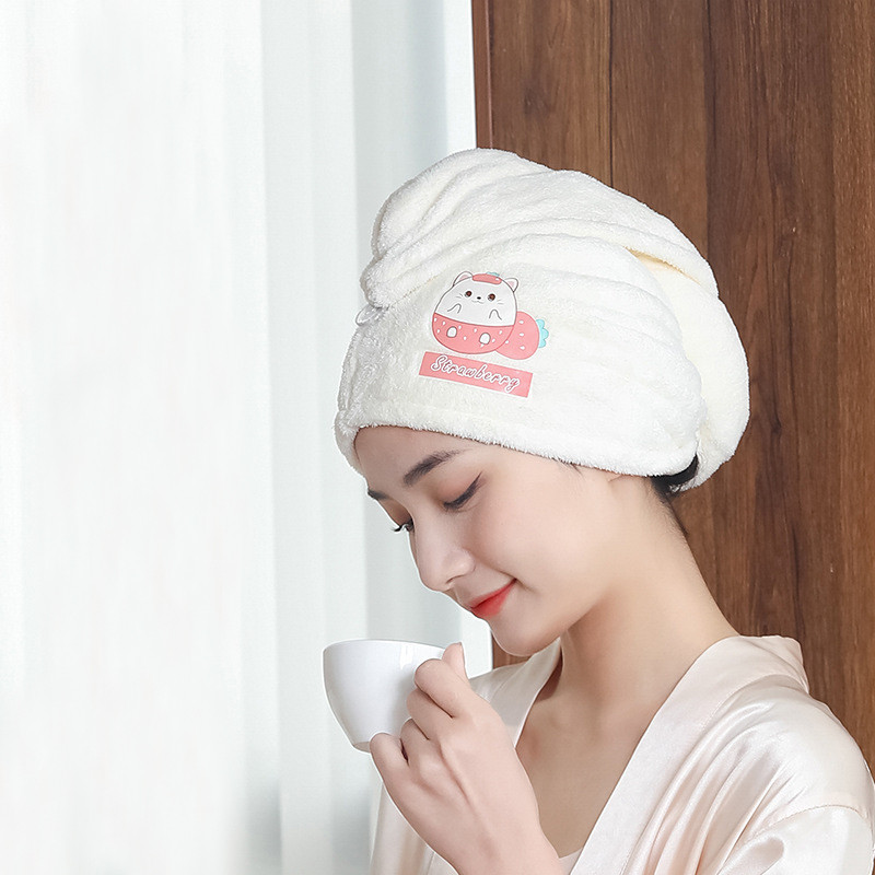 1kom Turban šešir za sušenje kose Ručnik za kupanje od mikrofibre Ženska kapa za suhu kosu Brzo sušeća kapa za tuširanje Super upijajuća za žene Alat za kupanje