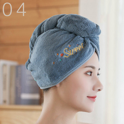 Vaikų suaugusiųjų kepurė sausiems plaukams vonios kambario dušo kepurė Vilnos plaukų kepurės Greitai išdžiūsta turbanas suvyniotas rankšluosčiais džiovinamas gaubtas vonios priedai