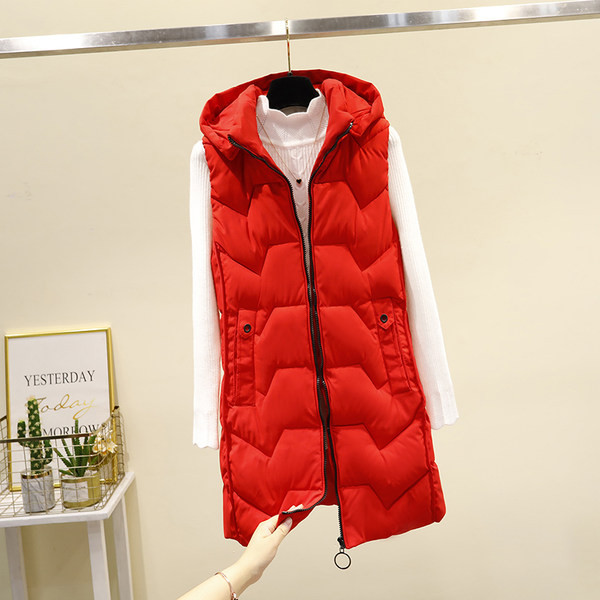 Moteriška liemenė su gobtuvu ir aukšta apykakle