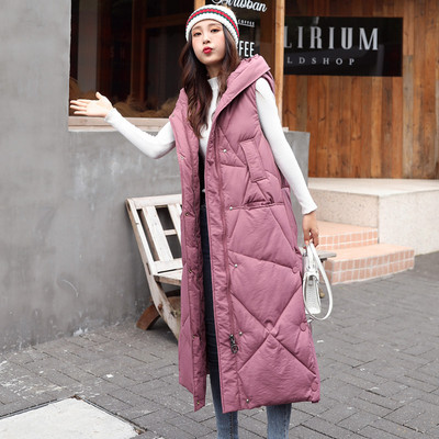 Vesta de dama cu gluga, inchidere cu fermoar si nasture