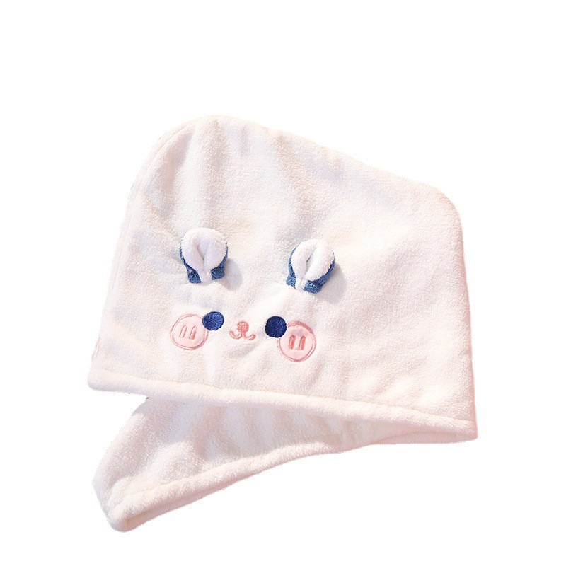 Új száraz hajsapka mikroszálas vastagító aranyos hajtörlő pakolás ultra nedvszívó gyorsan száradó hajturbán puha női 25x65cm