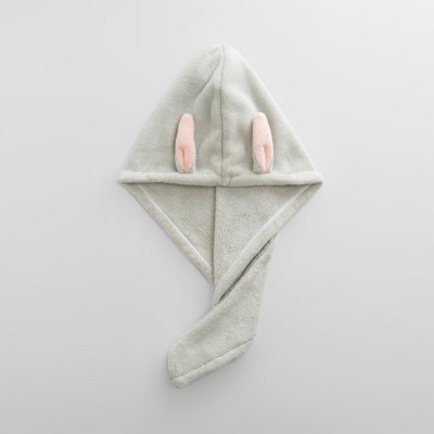 Džiovinimo kepuraitė moterims sutirštintas sugeriantis greitai džiūstantis rankšluostis plaukams nuvalyti animacinis sugeriantis rankšluostis triušio ausis dušo kepuraitė paplūdimio rankšluostis