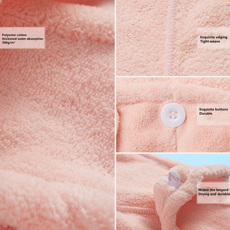 Džiovinimo kepuraitė moterims sutirštintas sugeriantis greitai džiūstantis rankšluostis plaukams nuvalyti animacinis sugeriantis rankšluostis triušio ausis dušo kepuraitė paplūdimio rankšluostis