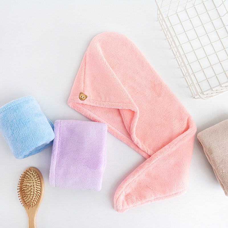 Minkštas mikropluošto magiškas dušo kepuraitė ilgiems trumpiems plaukams Naujovė Moteriškas turbanas plaukų džiovinimo rankšluostis Super sugeriantis mergaičių susukamas galvos apvyniojimas