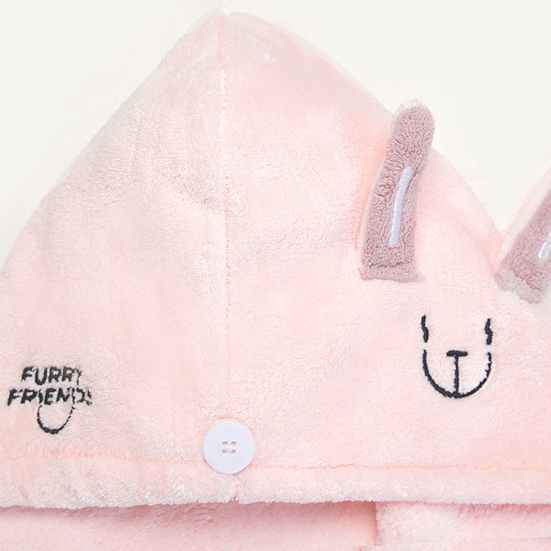 Pachet de 2 prosoape de păr cu uscare rapidă, turban, șapcă de uscare a părului din microfibră, prosoape pentru cap de baie, prosoape pentru femei, copii, duș