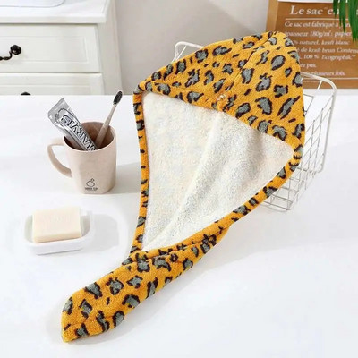 Șapcă de păr de leopard, colorată de lux