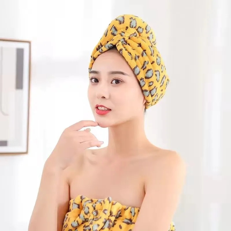 Șapcă de păr de leopard, colorată de lux