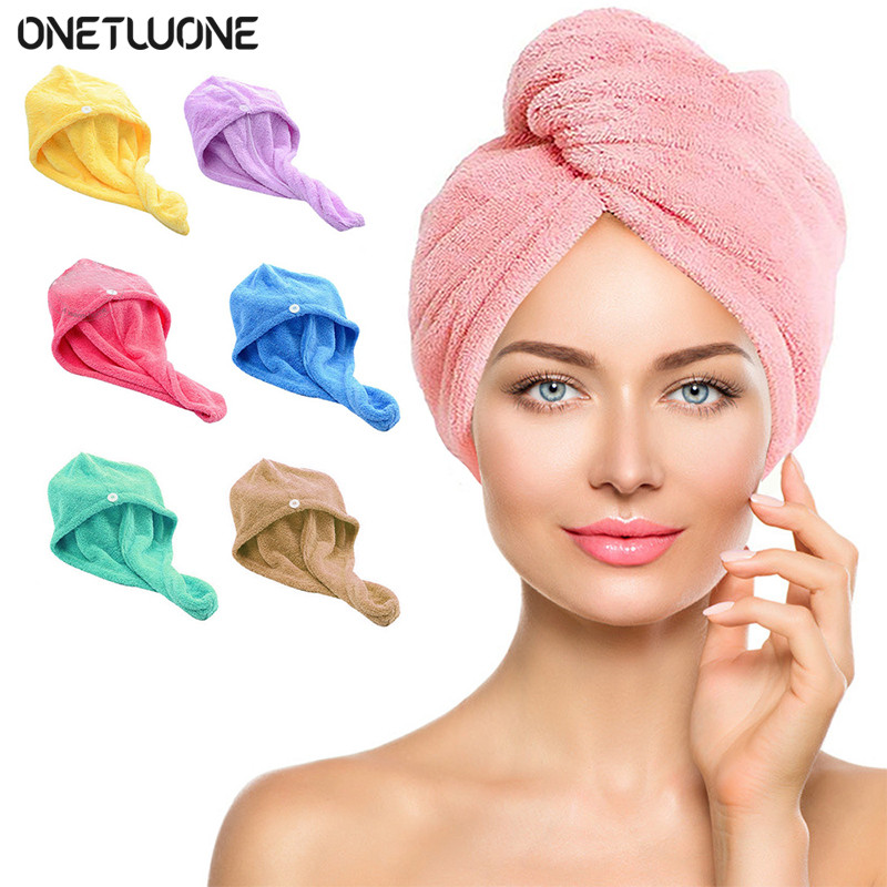 Djevojačka kapa za sušenje kose Super upijajući turban Kapa za sušenje kose Šešir Šešir za kupanje Kapa od ručnika od mikrovlakana Kapa za ručnike za brzo sušenje kose