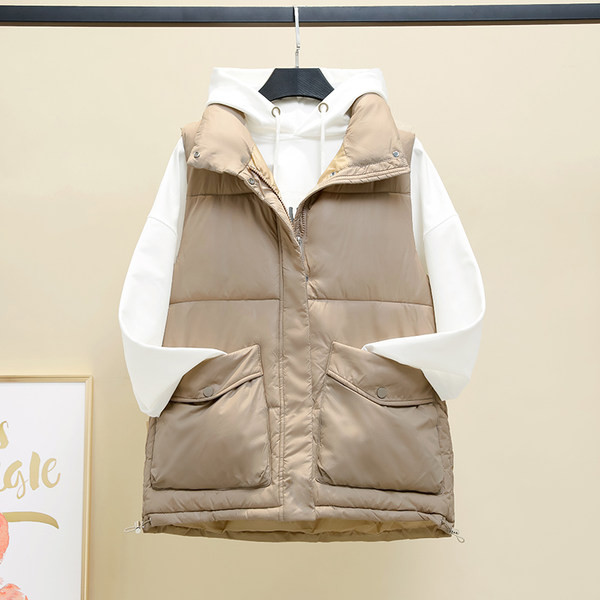 Vesta toamna-iarna cu buzunare si nasturi