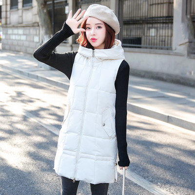 Női alkalmi kapucnis mellény