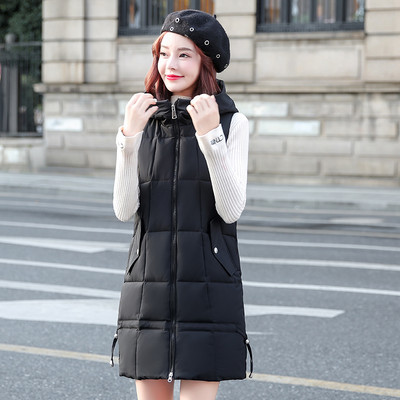 Női alkalmi kapucnis mellény