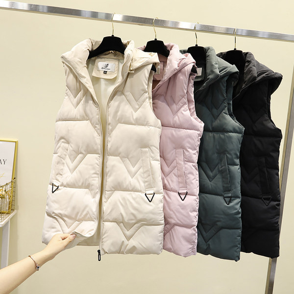 Vesta casual dama cu buzunar si gluga