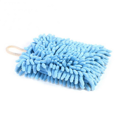 Prosop roșu de mână Chenille Prosop de mână Bucătărie Baie Prosop de mână Minge cu buclă de agățat Prosop din microfibră moale, absorbant, uscare rapidă