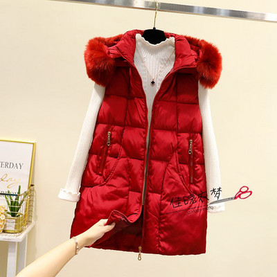 Moteriška liemenė su gobtuvu ir kišenėmis