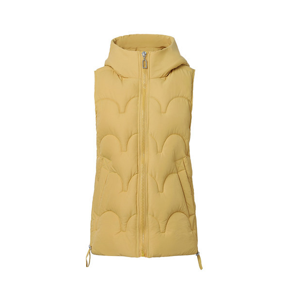 Vestă solidă pentru femei cu glugă