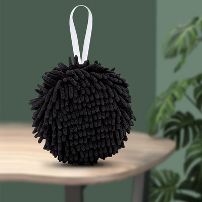 Nymfa šenilinė virtuvės rankšluosčių rutulys pakabinamas greitai džiūstantis minkštas sugeriantis mikropluošto rankšluostis Kūrybinis rankų valymo namų reikmenys