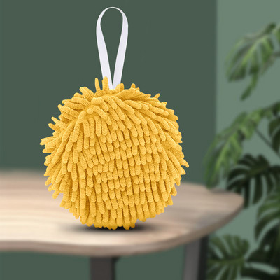 Nymfa šenilinė virtuvės rankšluosčių rutulys pakabinamas greitai džiūstantis minkštas sugeriantis mikropluošto rankšluostis Kūrybinis rankų valymo namų reikmenys