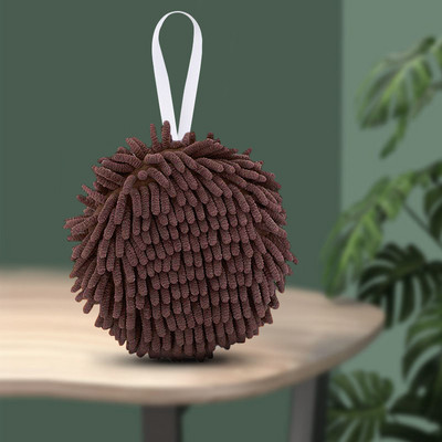 Nymfa šenilinė virtuvės rankšluosčių rutulys pakabinamas greitai džiūstantis minkštas sugeriantis mikropluošto rankšluostis Kūrybinis rankų valymo namų reikmenys