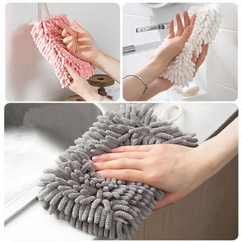 Quick DryHand Кърпи Кухня Баня Топка за кърпи за ръце с примка за окачване Микрофибърна кърпа Почистваща кърпа Кухненска кърпа