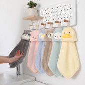 Crtani ručnici za kupanje beba Ručnik za sušenje ruku Dječji, dječji Ručnik od mikrovlakana za kuhinju Brzo sušeći viseći ručnici za ruke