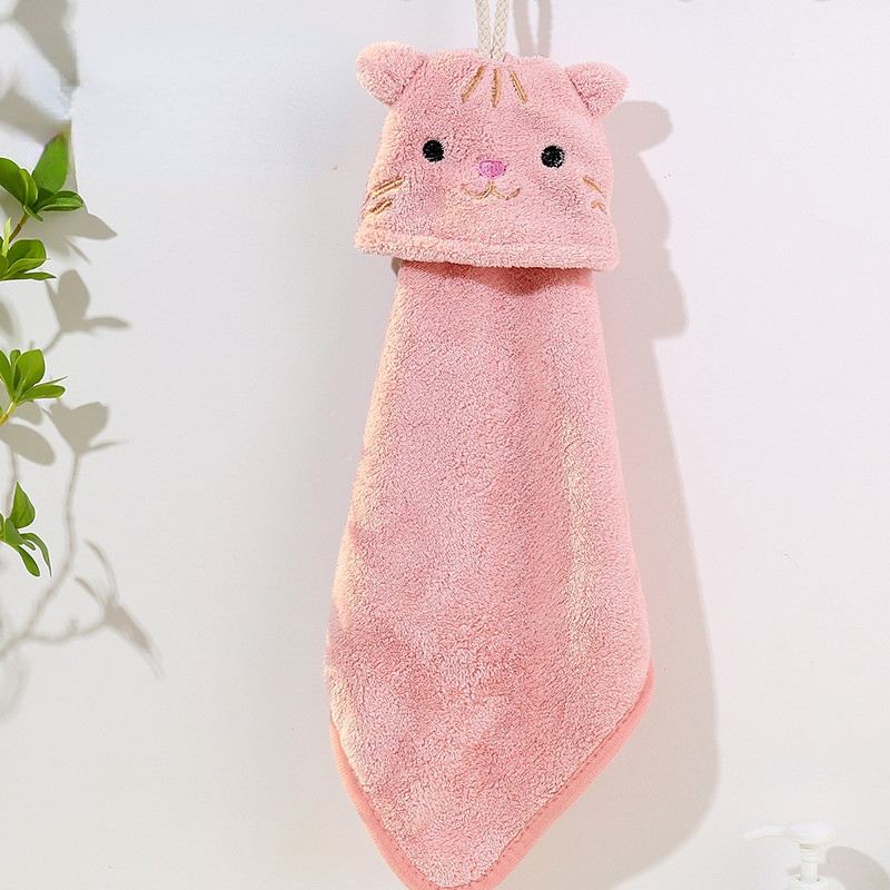 Animaciniai rankšluosčiai kūdikių voniai Rankšluosčiai vaikams Vaikų mikropluošto rankšluosčiai virtuvei Greitai džiūstantys pakabinami rankšluosčiai