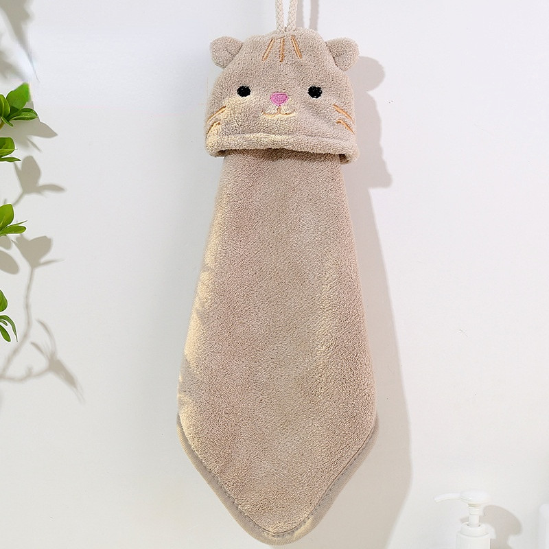 Animaciniai rankšluosčiai kūdikių voniai Rankšluosčiai vaikams Vaikų mikropluošto rankšluosčiai virtuvei Greitai džiūstantys pakabinami rankšluosčiai