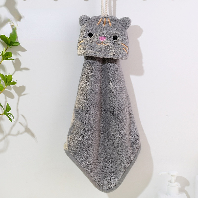 Animaciniai rankšluosčiai kūdikių voniai Rankšluosčiai vaikams Vaikų mikropluošto rankšluosčiai virtuvei Greitai džiūstantys pakabinami rankšluosčiai