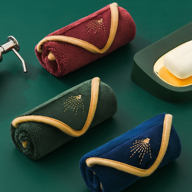 Minkštas rankų rankšluostis, pakabinamas, sugeriantis vonios rankšluostis, skirtas vonios kambariui, greitai džiūstantis, sugeriantis mikropluošto šluostės