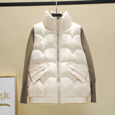 Moteriška laisvalaikio liemenė su užtrauktuku ir kišene