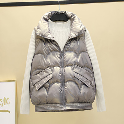 Moteriška laisvalaikio liemenė su užtrauktuku ir kišene