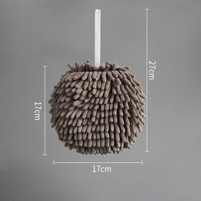 Minge pentru ștergerea mâinilor din chenille, cu uscare rapidă, prosop de mâini super microfibră pentru copii, pentru baie, bucătărie, la atingere moale, cu bucle de agățat