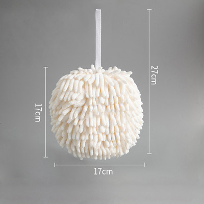 Minge pentru ștergerea mâinilor din chenille, cu uscare rapidă, prosop de mâini super microfibră pentru copii, pentru baie, bucătărie, la atingere moale, cu bucle de agățat