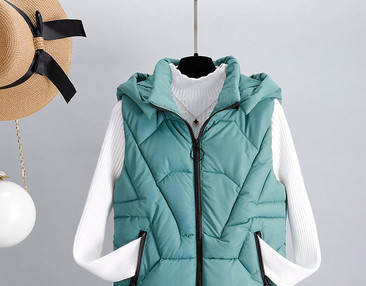 Moteriška liemenė su kaklaraiščiais ir kišene